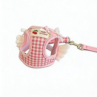 [Hàng có sẵn] Bộ dây xích lưng ngực dễ thương thoáng khí mát mùa hè cho mèo 1-9kg