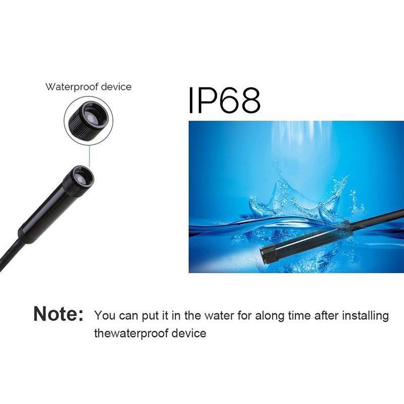 ZK 3 trong 1 USB Type-C Kiểm tra nội soi Borescope 5.5 / 7 / 8mm Ống kính HD Camera IP68 VN