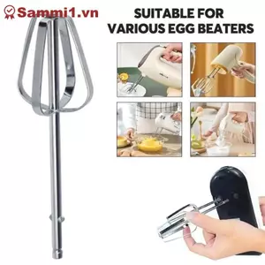 Máy đánh trứng cầm tay bằng thép không gỉ bền ZK Máy đánh trứng cầm tay 1 / 2 / 4 Cái VN