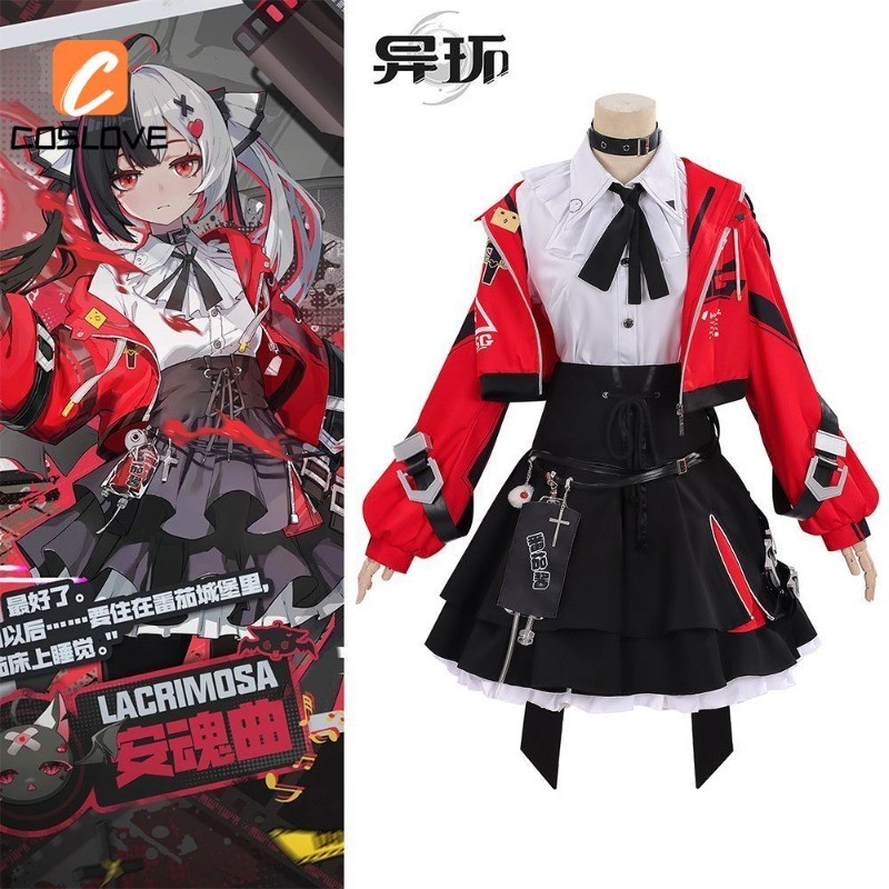 Anime Trò Chơi Neverness Đến Everness Lacrimosa Bạc Hà Cosplay Quần Áo Trọn Bộ Trang Phục Trang Phục Cho Người Phụ Nữ Váy Bé Gái