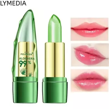 Son dưỡng môi lô hội LYMEDIA, Son dưỡng môi đổi màu chống nhăn dưỡng ẩm, Dụng cụ trang điểm mỹ phẩm Lip Water Feel Long Lasting Lip Oil Girl