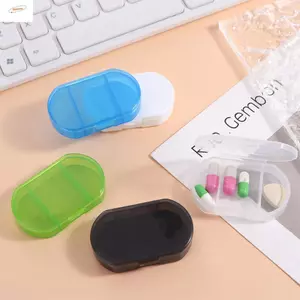 Hộp đựng thuốc Mini ZENZON, Hộp đựng thuốc nhỏ di động ba ngăn, Hộp đựng thuốc viên Hộp đựng thuốc trong suốt tiện lợi Hộp đựng thuốc du lịch hàng ngày Du lịch