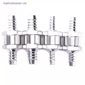 Một Chiều 6 / 8 / 10 / 12mm 4 Kích Thước Hợp Kim Nhôm Nhiên Liệu Không Trở Lại Van Che Mới
