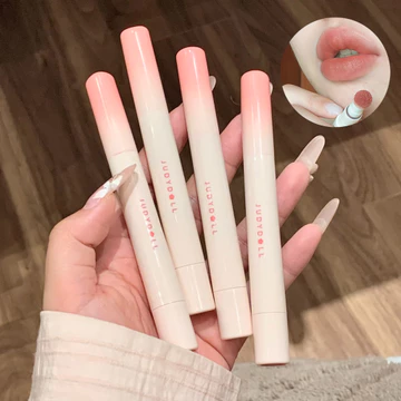 Judydoll Judydoll Lip Powder Cream Air Cushion Không Dễ Dính Cup Lip Glaze Mud Lip Gloss Matte Lipstick Son Bóng N22