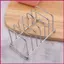Giá để bánh mì nướng bằng thép không gỉ 6 khe Vintage Kim loại sắp xếp Bánh mì Hiển thị bữa sáng Bánh mì Loaf Giá đỡ đứng cho shopidaevn