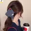 < YEI > Kẹp Móng Vuốt Tóc Tam Giác Cho Nữ Bé Gái Retro Phong Cách Đại Học Tóc Mạnh Mẽ Giữ Chống Trượt Barrette Cho Trường Học Và Trang Phục Làm Việc Mới