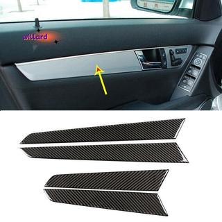 Tấm che cửa nội thất bằng sợi Carbon ô tô cho C Class W204 08-13
