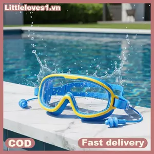 Littleloves1 Kính bơi trẻ em khung lớn Chống tia cực tím cho hoạt động dưới nước ngoài trời VN