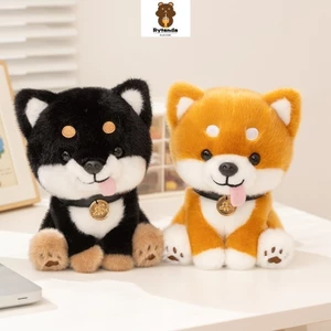 LON Mô Phỏng Dễ Thương Chai Chó Sang Trọng Búp Bê Mô Phỏng Dễ Thương Chó Gối Mềm Động Vật Búp Bê Cho Bạn Gái Quà Tặng Năm Mới Trang Trí Sofa Đệm Học Tập Trao Đổi Quà Tặng Sinh Nhật Giáng Sinh