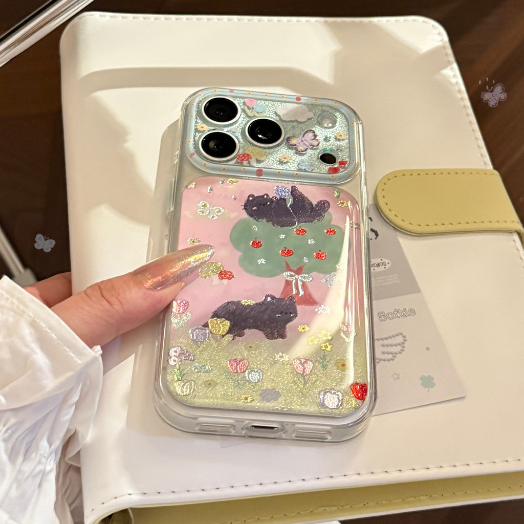 Ốp lưng iPhone hình mèo rừng dễ thương phù hợp cho iPhone 17 Pro Max có khả năng bảo vệ màn hình cho các mẫu 16, 15, 14, 13, 12 và 11. Nó cung cấp bảo vệ chống sốc. YRNC
