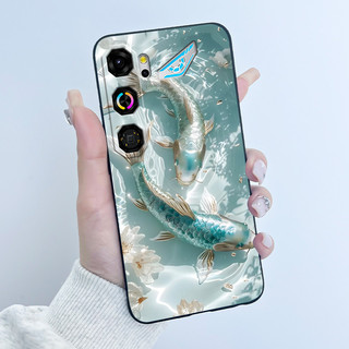Dành Cho ZTE Nubia Neo 5 GT Ốp Lưng Điện Thoại Z2570N Thỏ Tình Yêu Dễ Thương Màu Đen Ngộ nghĩnh Silicon Mềm Vỏ Bảo Vệ Cho Nubia Neo5 GT 5G Vỏ