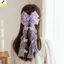 < YEI > Bé Gái Ren Nơ Tóc Hoa sel Kẹp Tóc Công Chúa Ruy Băng Dài Kẹp Tóc Phụ Kiện Tóc Cho Tiệc Trẻ Em Cosplay Mặc Hàng Ngày Mới