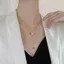 Opal Eo Nhỏ Áo Len Dây Chuyền 2025 Hợp Thời Trang Cao Cấp Ánh Sáng Sang Trọng Niche Vòng Cổ Nữ Tính Khí Xương Đòn Dây Xích 6.11
