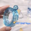 GETVOW Đồ chơi cảm giác giảm căng thẳng, dễ dàng kéo tay Độ bền kéo cao Băng lăn bóng dính, Băng lấp lánh Ice- Rainbow Ball Making Tape Đồ chơi chơi tương tác