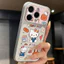Ốp lưng iPhone họa tiết da mạ mèo Kitty iPhone 17 16 15 14 13 12 11 Pro Max Plus Max