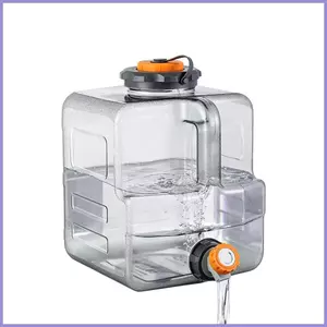 Hộp đựng nước để cắm trại Bảo quản chống rò rỉ Căng tin có hộp đựng nước di động Spigot có tay cầm cho mueadsyvn