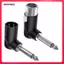 Đầu nối XLR 3 chân (nữ) sang 6.35 Mm (1 / 4 ") Bộ chuyển đổi góc phải, dành cho máy trộn phòng thu