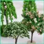 Cây cảnh thu nhỏ Đường sắt Phong cảnh Bố trí cảnh quan Mô hình cây Đường sắt Phong cảnh Cây mô hình xây dựng DIY sonlekvn