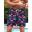 2026 Mới Họa Tiết Flamingo 3D In Hình Nam Thời Trang Nhanh Khô Thể Thao Quần Short Đi Biển Thường Ngày