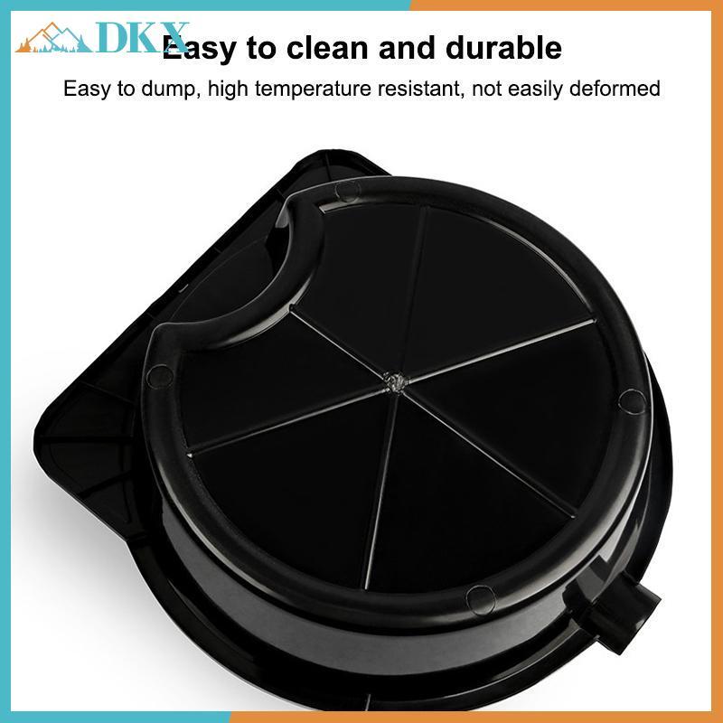 DKX Thay Dầu Chảo Thoát Nước Dung Tích 8 Lít Khay Nhựa Ô Tô Di Động Chống Tràn Để Bảo Trì Sử Dụng Nhà Để Xe.