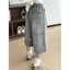 Quần crop Denim Retro Mỹ Nữ Mùa Hè Phong Cách Mới Rời Thường Ngày Phù Hợp Với Quần Ống Rộng Eo Cao Ôm Hơn Nhìn Thẳng