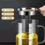 Bình Dầu Thủy Tinh Nhíp Có Nắp Và Lọc 1L / 1.5L - Dung Tích Lớn, Thủy Tinh Borosilicate Bền Đẹp, Nồi Lọc Dầu Dễ Dàng Vệ Sinh Bình Chứa Đồ Cho Nhà Bếp VN