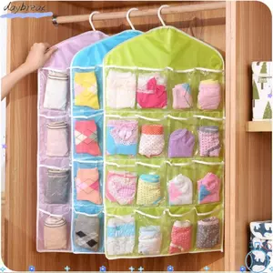 Túi treo tường DAYBREAK, Túi treo 16 lưới, Giá đựng đồ lớn có thể gập lại đa chức năng di động