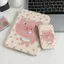ương gấp trang điểm họa tiết heo hồng trái tim, nhỏ gọn xinh xắn bỏ túi tiện lợi