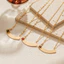 Vòng cổ mặt cười đính Zircon – Trang sức mặt dây chuyền thanh cong mạ vàng dành cho nữ
