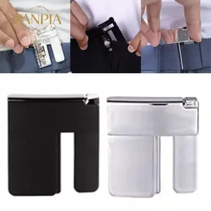 PNPIA- Gấp Eo Thu Nhỏ Kẹp Đa Năng Quần Áo May Có Thể Tháo Rời Quần Jean Điều Chỉnh Bule Thắt Lưng Co Giãn Kẹp May