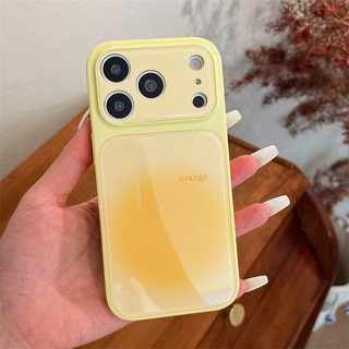 Màu cam nhạt màu cam cho iPhone 17promax 16promax 15promax 15pro iphone15 14promax 14 ốp lưng TPU iphone mới chống bụi