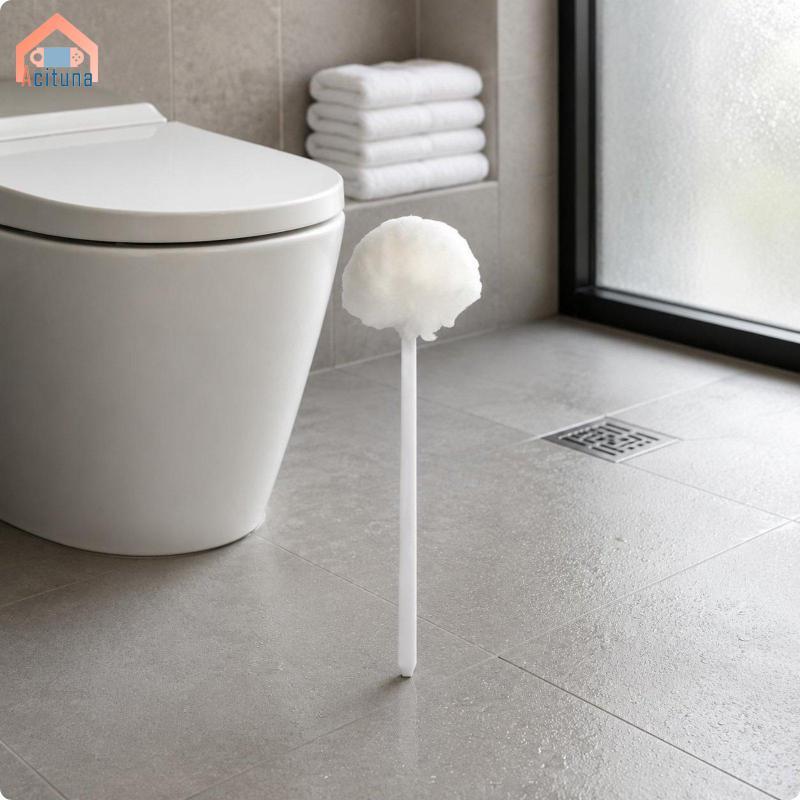 Bộ bàn chải làm sạch nhà vệ sinh Máy chà sàn phòng tắm lông mềm linh hoạt có giá đỡ để bảo trì nhà vệ sinh tại nhà