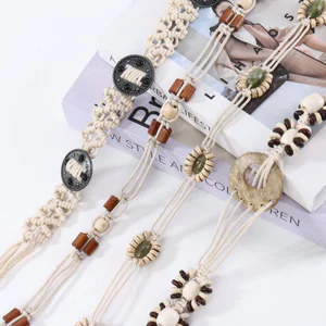 Bohemian Niche y2k Trang Trí Phong Cách Dân Tộc Dây Thắt Lưng Có Váy Thắt Lưng Dây Xích Nữ 2026 Phong Cách Mới Dệt Hợp Thời Trang