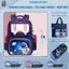 COMBO 3IN1 Balo cao cấp siêu nhẹ,chống gù,chống nước, dành cho bé trai,bé gái + túi học thêm + hộp bút - kimbunshop1616