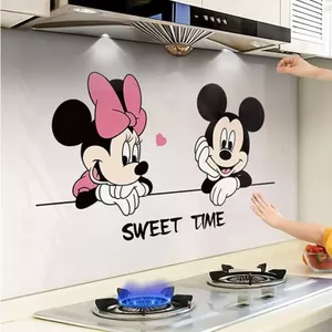 Miếng Dán Chống Dầu Nhà Bếp Chịu Nhiệt Độ Cao Chống Thấm Nước Mịn Ngói Miếng Dán Bếp Trang Trí Miếng Dán UV In Màu Tĩnh Không Keo Độ Dày 26.3.22