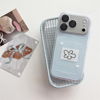 Wave Point Flower cho iphone17promax 16promax 15promax 15pro iphone15 14promax TPU mới chống bụi