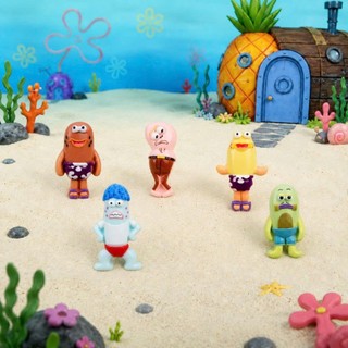 [ĐỘC QUYỀN] Set Charm Bọt Biển Gắn Dép SpongeBob SquarePants Patrick Star Bikini Bottom Kawaii Resin DIY Cute XẤU LẠ