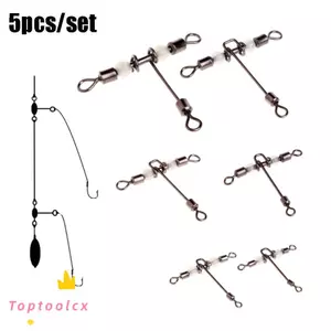 TOPTOOLCX 5 cái / lốc Đầu nối 3 chiều Bền Hot cross line Trident dạ quang