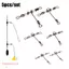 TOPTOOLCX 5 cái / lốc Đầu nối 3 chiều Bền Hot cross line Trident dạ quang