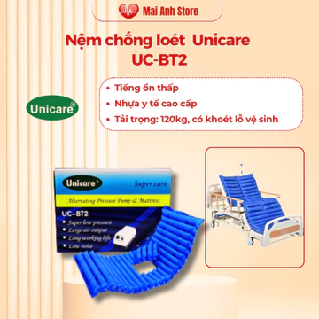 Nệm hơi chống loét, đệm nước cho người già Unicare UC-BT2 HNC - Bảo hành 1 năm