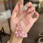 ZK Nho Mặt Dây Chuyền Lily Of The Valley DIY Craft Kit Điện Thoại Tươi Và Dễ Thương Quyến Rũ Túi Charm Sáng Tạo Móc Khóa VN