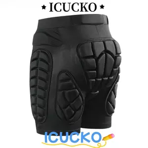 Quần bảo vệ hông ICUCKO, Tấm bảo vệ hông thoáng khí EVA, Bảo vệ mông chất lượng cao Bảo vệ tác động Hấp thụ sốc Đệm hông cho trượt tuyết đi xe đạp trượt ván trượt tuyết