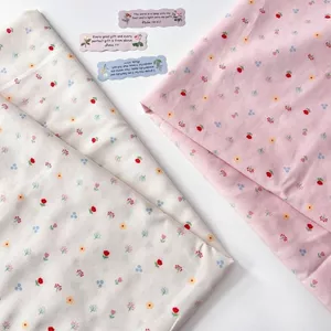 Phong Cách Hàn Quốc Tươi Hoa Phong Cách Vải In Dễ Thương Mềm Mại Thân Thiện Với Da Quần Áo Handmade DIY Túi Vải 5.28
