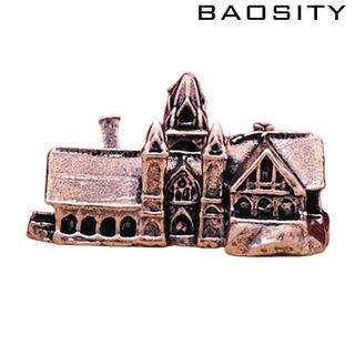 Trang trí Lâu đài Mini bằng đồng thau Tượng trang trí trung tâm cổ điển cho kệ để bàn Phòng ngủ Trang trí nhà hiện đại