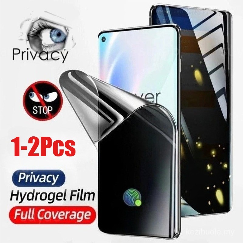 1-2 Chiếc Full Cover Bảo Vệ Màn Hình HD Mềm Cho Infinix Hot 70 60 60i Pro Plus 4G 5G Chống Rơi Chống Gián Điệp Riêng Tư Chống Ánh Sáng Xanh Hydrogel Phim Mờ