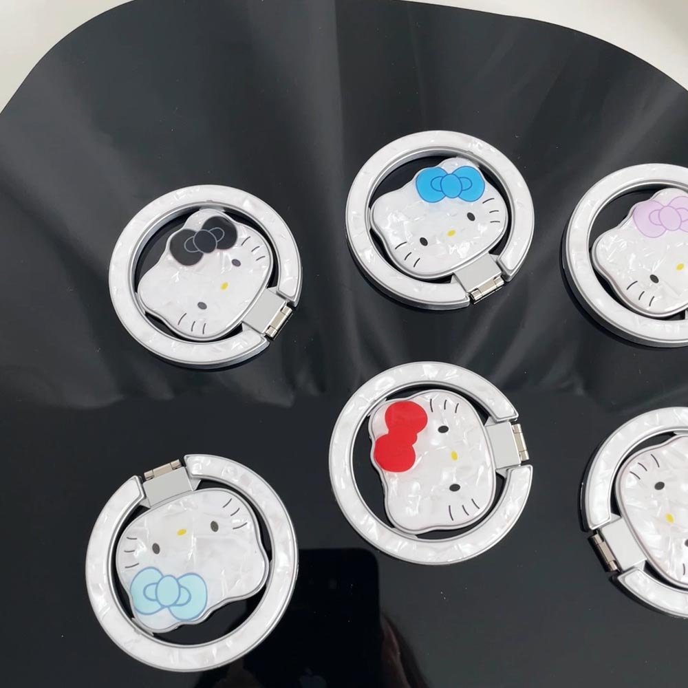 Popsocket Cat Pattern Magnet Giá đỡ điện thoại có thể gập lại cho điện thoại nam châm