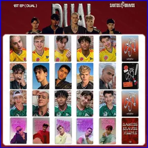 SQ3 5 Cái / bộ SANTOS BRAVOS LOMO Card EP Đầu Tiên DUAL Bưu Thiếp Bộ Sưu Tập KPOP Star Ngoại Vi QS3