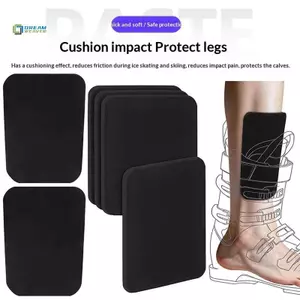 Ski Shin Pad 4 Miếng Lót Boot Liner Guard Đệm Co Giãn Ván Trượt Tuyết Bảo Vệ Shin Cho Thanh Thiếu Niên Người Lớn Trượt Tuyết Trượt Tuyết Người Hâm Mộ mới