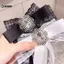 KUZHEN Mới Nơ Thắt Nơ Áo Sơ Mi Cổ Chân Pha Lê Nơ Ruy Băng Thổ Cẩm Cho Nữ Tiệc Cưới Netie Phụ Kiện HOT