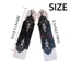 WEETW Găng Tay Ren Nữ, Trang Trí Kim Cương Giả Ren Thêu Cô Dâu Găng Tay, Thiết Kế Thanh Lịch Sequin Retro Rỗng Ra Găng Tay Cưới Phụ Kiện Đầm